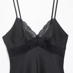 Sexy Luxurious Double-Layer Lace Strap Dress for Women