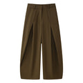 Street loose pleated pants women's clothing