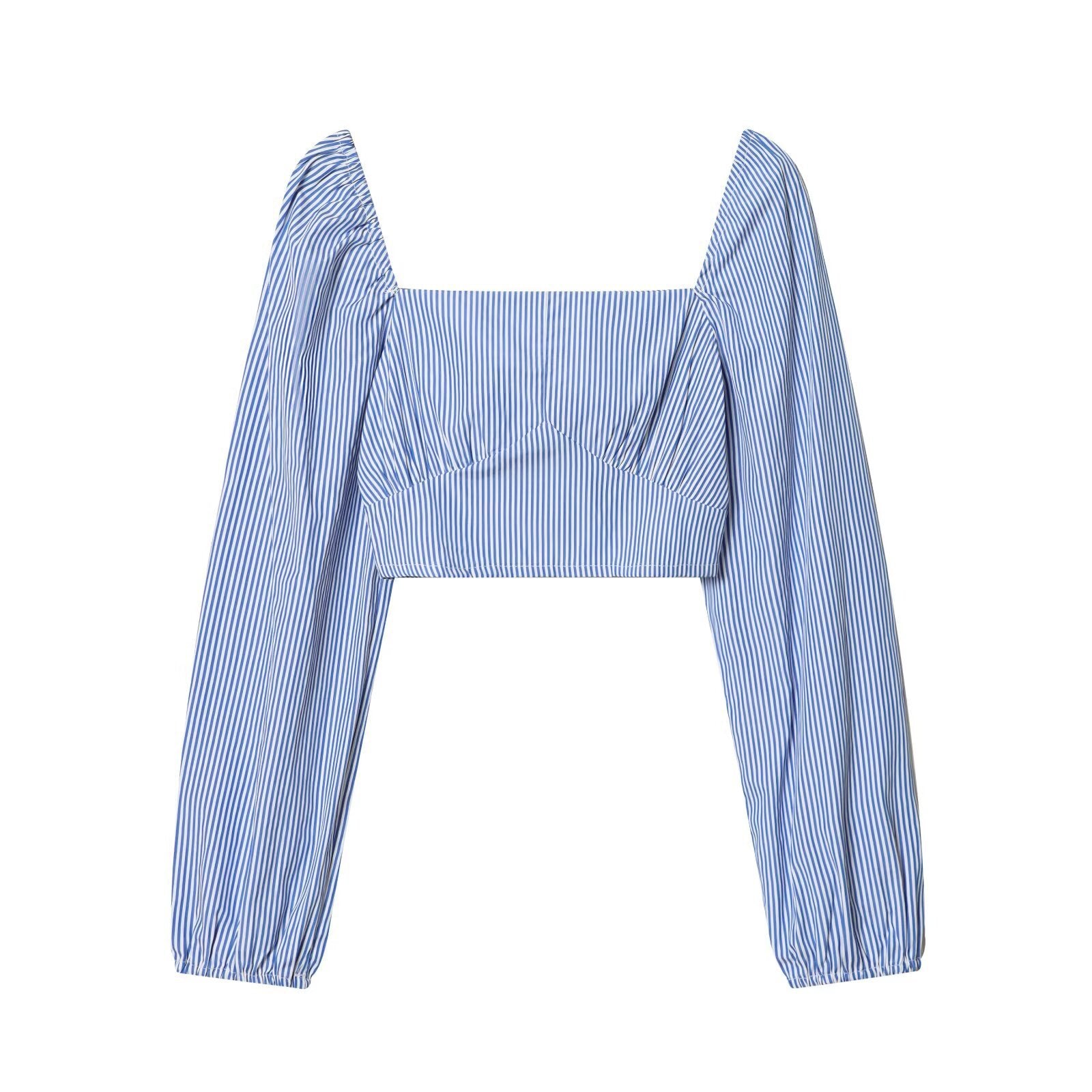 Style New Women's Fashionable Stripe Short Top