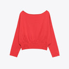 Casual soft long sleeved knitted sweater