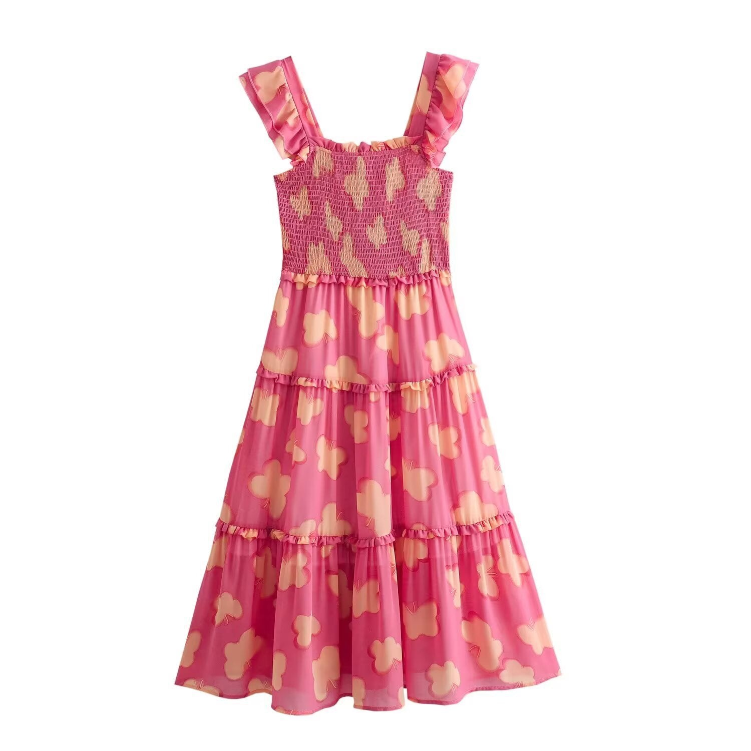 Elegant Casual Resort-Style Strapless Dress for Women Original Fashion, Classic Vers