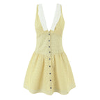 Spicy V-neck slim fit waist slimming dress