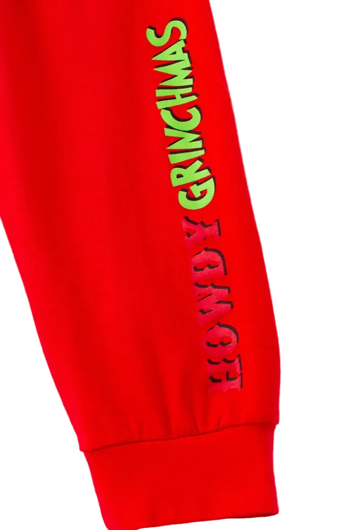 The "Merry Grinchmas" Boys Premium Pullover & Jogger 2-Piece Set