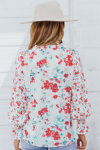 Casual Cakewalk Floral Smocked Blouse