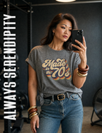 "Made in the 70s" Vintage Retro Graphic Tee