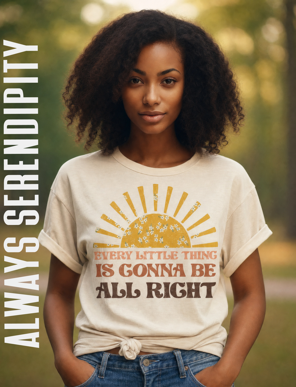 "Every Little Thing" Retro Sunshine Graphic Tee