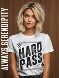 "Hard Pass" Retro Grunge Graphic Tee