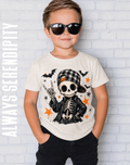 "Rock On" Rocker Skeleton Kids Tee